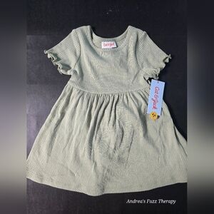 Set Of 3!! Cat & Jack Kids Green Dress